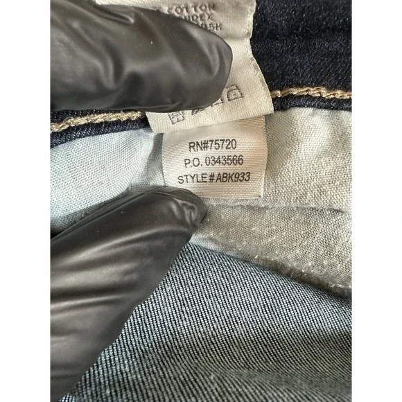 BKE Payton Jean Womens 29L (29x33.5) Boot Stretch Jeans Dark Wash Denim Stitch - Picture 13 of 14